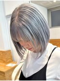 シルバーボブ_切りっぱなしボブ_ba482281