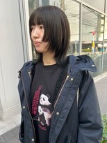 カフ(CAF) CAF松本/顔まわりデザイン/ダークトーンカラー/大阪/心斎橋