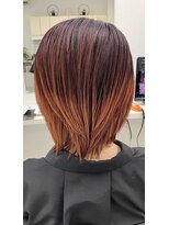 サロンドノア(Salon de NoA)&nbsp;毛先ブリーチ×ピンク