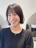 ロア(LOA)&nbsp;外ハネボブ秋色顔周り