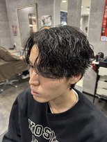 ミオ(Mio)&nbsp;滋賀/南草津/メンズ美容室/波巻きツイストスパイラルパーマ