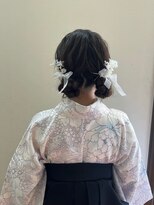美容室 メザミー MESAMIES うなじスッキリお団子! 着物卒業式ヘアセット