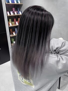 シャルムバイケンジ(Charm.by KENJE) バレイヤージュエアタッチハイライトデザインカラー銀座有楽町