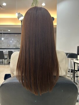 クララ バイ マニスオブヘアー(CLALA by Manis of hair) 髪質改善/艶髪/ストレートロング/チョコレートブラウン