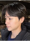 韓国シースルーマッシュカルマパーマダウンパーマフェザーパーマ