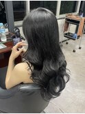 ブルーブラック/シールエクステ80枚