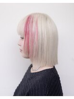 ルプラ ガーデン(le-pla garden) ダブルカラー#ブロンドベージュ#レッド#ボブ#豊橋#豊川#田原