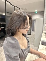 アクション 心斎橋店(ACTION)&nbsp;20代30代大人可愛いお顔まわりカット　韓国ヘアくびれヘア