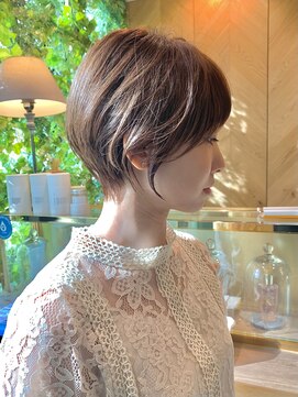 ロンドグロワール 大宮(Lond Gloire) ミニウルフレイヤーカット顔周りカット前髪カットショート/大宮