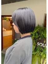 スクエアウーノ 博多(SQUARE＊UNO HAKATA)&nbsp;ミニマルボブ×ナチュラル艶ストレート