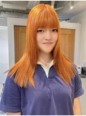 この夏、誰よりも垢抜けるオレンジカラー　横浜　N