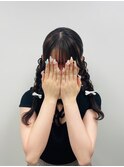 ツイン編みおろし