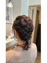 アロマヘアルーム 横浜店(AROMA hair room)&nbsp;編み込みアップアレンジ／大人可愛い