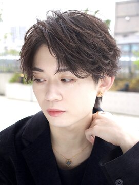 エデアンホンテン メンズサロン(EDEAN 本店 (旧:EDEAN 上通)) フェザーショート熊本メンズサロンツイストスパイラル波巻き