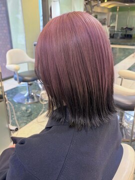 モア 下通店(MORE) Roots Color/ブラック/ピンクラベンダー