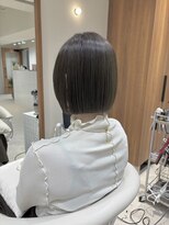 エンス 銀座(Ence)&nbsp;ココアブラウン/ミディアムレイヤー/オリーブグリーン/黒髪/銀座