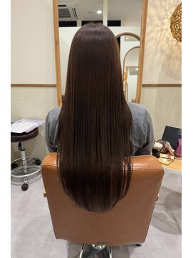 ハル 泉中央(hal) 髪質改善カラー×チェリーブラウン