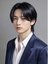 バーシャミ 博多(Baciami)&nbsp;【黒髪×ニュアンスウルフ】で漂う、大人の色気とアンニュイ感