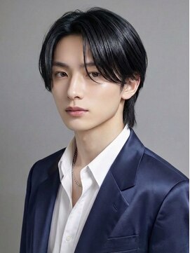 バーシャミ 博多(Baciami) 【黒髪×ニュアンスウルフ】で漂う、大人の色気とアンニュイ感