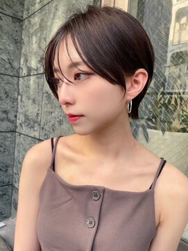 ゴカン バイ ジル ブラン 名古屋(Gokan by JIL BLAN) ハイライトバレイヤージュダブルカラーショートカット30代40代