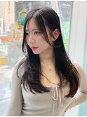 7★Shina/髪質改善縮毛矯正レイヤーカット顔周り前髪韓国銀座