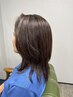 【平日☆:11:00～15:00宮本限定】似合わせカット+艶カラー（白髪染め◎）