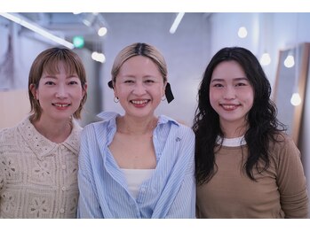 エンドリンク(endlink)の写真/接客&カウンセリング&施術…全てが丁寧と人気のスタイリストさん達★思わず笑顔があふれてハッピーに♪