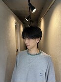 シースルーマッシュ刈り上げセンターパート所沢