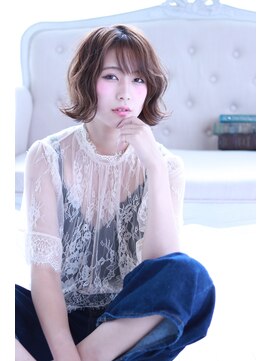 カシュカシュ 表参道(cache cache) cache cache★シースルーボブ