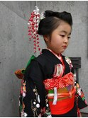 【薄井忠】日本髪風ヘアセット