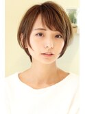 【30代40代50代】カットで決まる大人可愛いひし形ショート