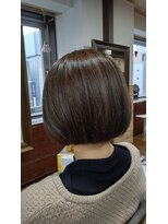 ヘアデザイン ヴォワール(hair & design voir) ワンレンボブ×おすぎ