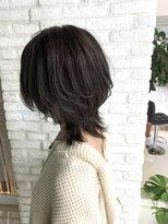ヘアバイプルーヴ(Hair by PROVE)&nbsp;ウルフカット×ダークグレージュ