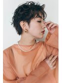 カーリークールショート／マロンベージュ