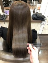 ヘアーアンドメイク ビス(HAIR&MAKE bis) ミルキーブラウン × 髪質改善トリートメント