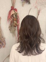 ヘアーラヴワン 足利(hair love One) アーモンドベージュふわ巻き