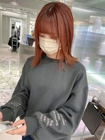 ジェム(GEM)&nbsp;オレンジブラウン/外はねスタイル