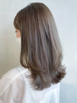 アイティーバイアルバム 下北沢店(IT by ALBUM) ハイライトオリーブベージュ_ショコラベージュボブルフ_ba350491