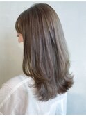ハイライトオリーブベージュ_ショコラベージュボブルフ_ba350491