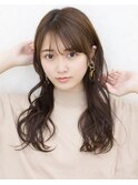ふんわりミディ◎ココアブラウンカラー