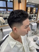 バーバーブロス 吉祥寺店(BARBER BROS) 【 LUDLOW BROS.】ツーブロック ゆるパーマ スリックバック