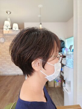 ミエル(miel) 【hair design miel】大人ショートボブ