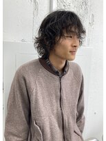 ユイツ&nbsp;メンズマッシュボブ×ニュアンスパーマ