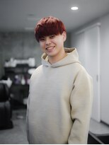 スラップス(SLAPS.)&nbsp;レッド　赤　メンズ　マッシュ　刈り上げ　大野城　美容室