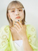 ラカトッカ(LAKA TOCCA)&nbsp;ハイトーン韓国風切りっぱなしボブ