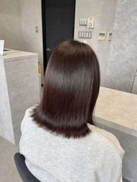 ローカス(Locus) 髪質改善カラー/艶感ピンクブラウン