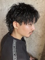 ロンド クラン 岡崎(Lond Clan)&nbsp;ウルフ/波巻きパーマ/波巻き