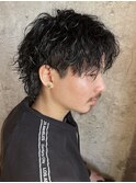 ウルフ/波巻きパーマ/波巻き