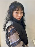 黒髪パーマ★