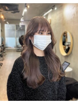 ソルトウォーター(SALT WATER) ショコラベージュ/赤みなしブラウン/ブリーチあり/恵比寿/代官山